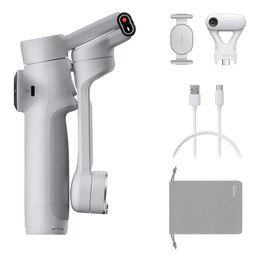 Insta360 Flow 2 AI Tracker Bundle Stabilizzatore per fotocamera per smartphone Grigio chiaro