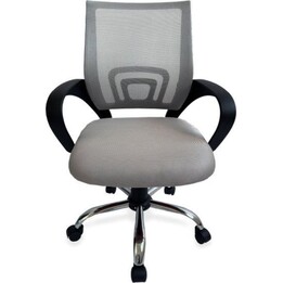 EQUIP 651015 Mesh Office Chair Light Grey