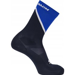 Calcetines de running Salomon Pulse Crew - Surf the Web/Carbon Talla: XL