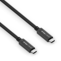 Cavo PureLink da USB-C a USB-C - USB 4 Gen 3x2, 5A, EPR 240W, 40G, DP Alt Mode - iSeries - Nero - 1,00 m