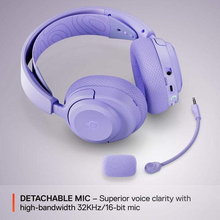 Steelseries Arctis Nova 3p Auriculares Inalámbrico Diadema Música/uso Diario Bluetooth Lavanda