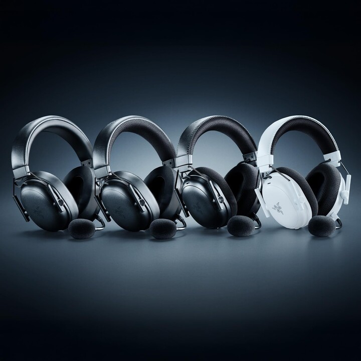 Razer Blackshark V3, auriculares de deportes electrónicos inalámbricos, controladores Triforce de 50 mm, blanco