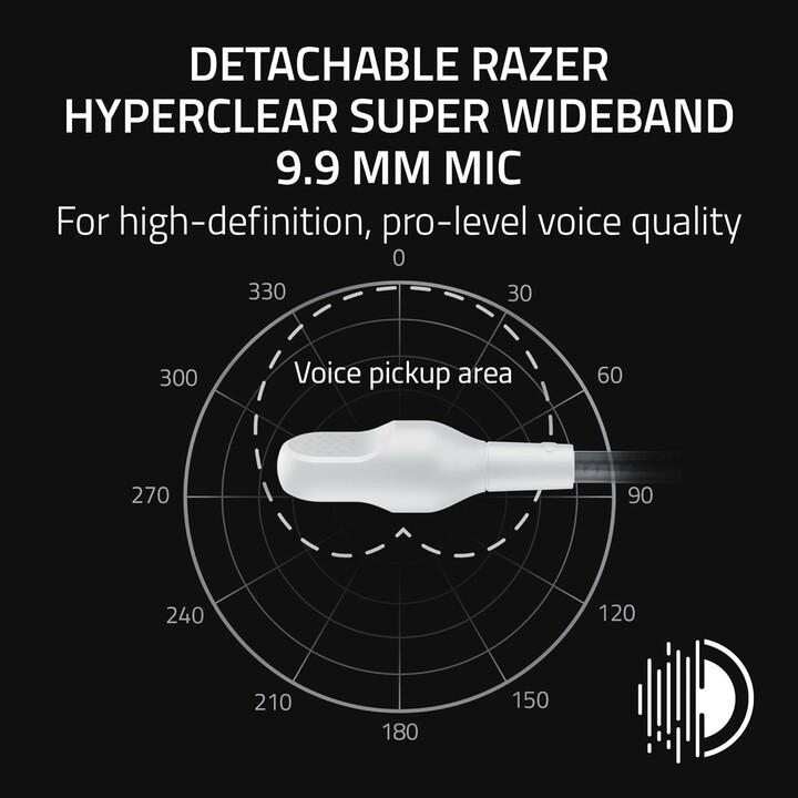 Razer Blackshark V3, auriculares de deportes electrónicos inalámbricos, controladores Triforce de 50 mm, blanco