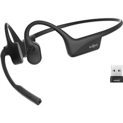 SHOKZ C120-AN-BK écouteur/casque Sans fil Crochets auriculaires Bureau/Centre d'appels Bluetooth Noir