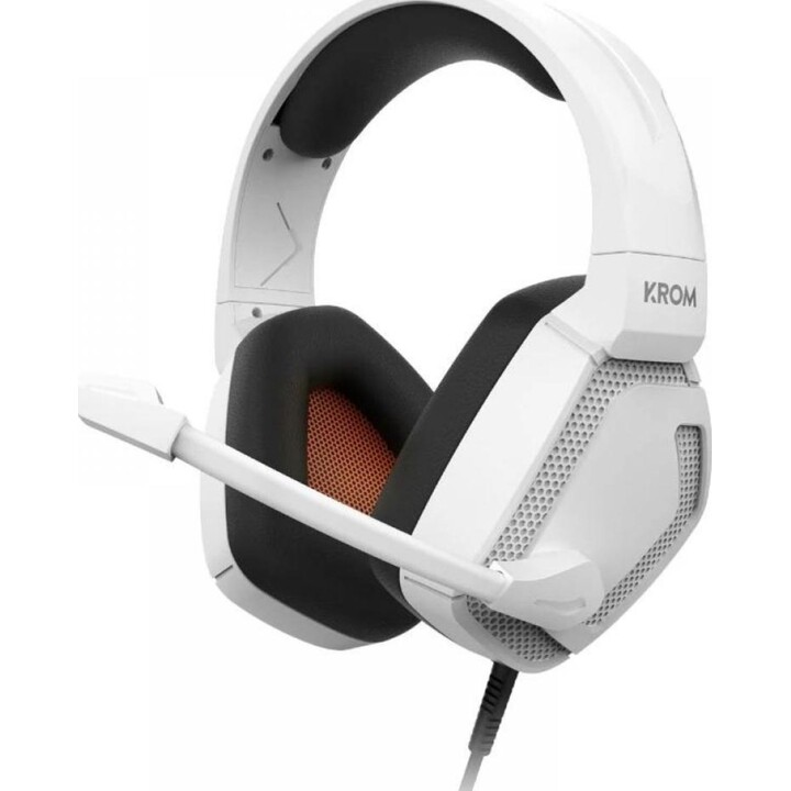 Fones de ouvido para jogos Kopa Pro brancos. Estéreo/pc/ps4/ps5/switch/smartphone/tablet (nxkromkopaprowh)