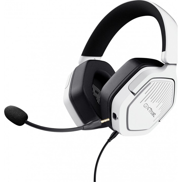 Casque Gaming avec Microphone Trust Gaming GXT 492W Carus/ Jack 3.5/ Blanc