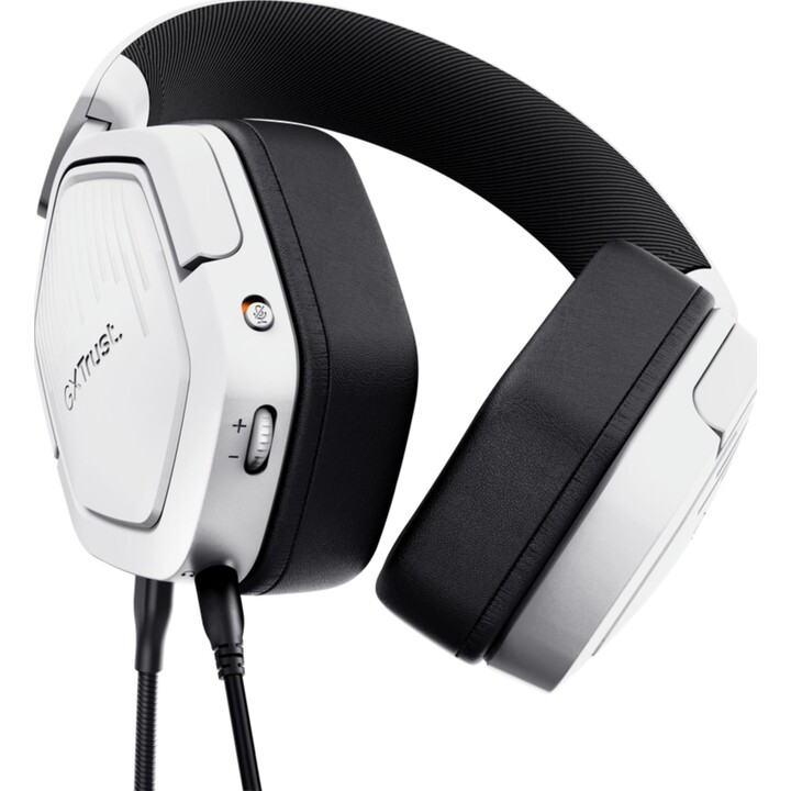 Casque Gaming avec Microphone Trust Gaming GXT 492W Carus/ Jack 3.5/ Blanc