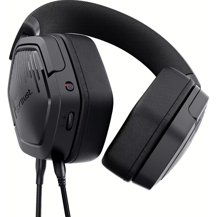 Cuffie da gioco con microfono Trust Gaming GXT 492 Carus/ Jack 3.5/ Nero