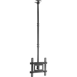Equip 650321 supporto TV da soffitto inclinabile per schermi 32"-70" nero