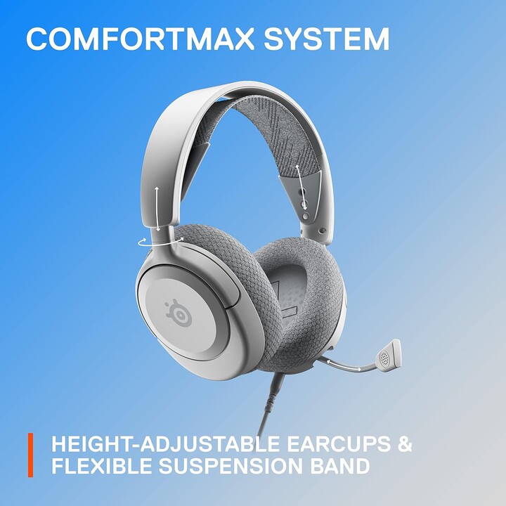 Steelseries Kopfhörer – Arctis Nova 1p Weiß (61612)