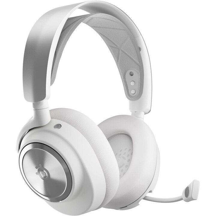 SteelSeries Arctis Nova Pro Wireless, Multi-System Gaming Headset, White