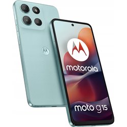 Motorola Moto G15 17,1cm (6.72), 8GB 128GB, 4G Smartphone, Dual SIM, Android 15, USB Type C, 5200mAh, Light blue
