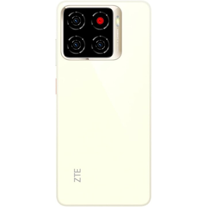 ZTE Blade A56, 4GB RAM + 64GB, 6,75 Zoll HD + Display (90 Hz), 13 MP + 8 MP AI-Kamera, 4G Dual Sim, Gold