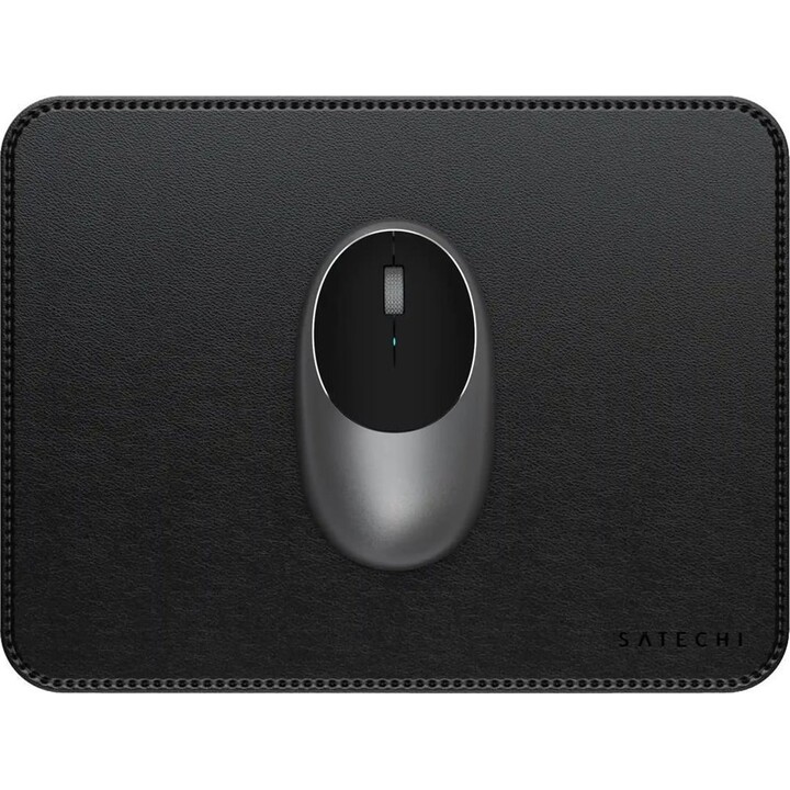 Satechi Premium Mouse Pad - Vegan Leather Mouse Pad (Black)