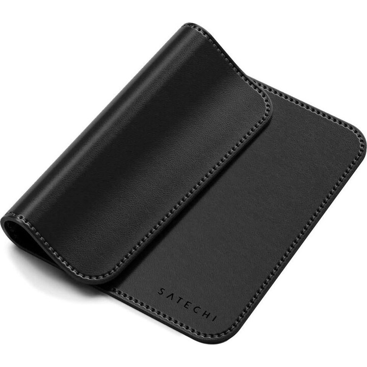 Satechi Premium Mouse Pad - Vegan Leather Mouse Pad (Black)