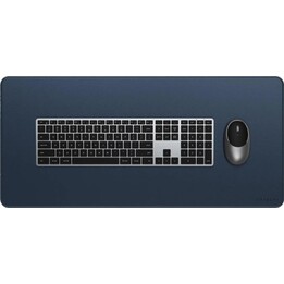 Satechi Tapete para Secretária - Tapete de Couro Vegan (Azul)