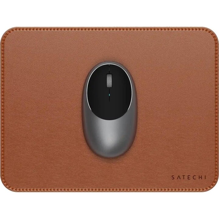 Satechi Premium Mouse Pad - Vegan Leather Mouse Pad (Brown)