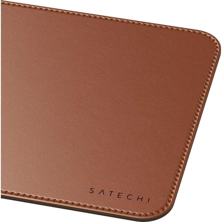 Satechi Premium Mouse Pad - Vegan Leather Mouse Pad (Brown)