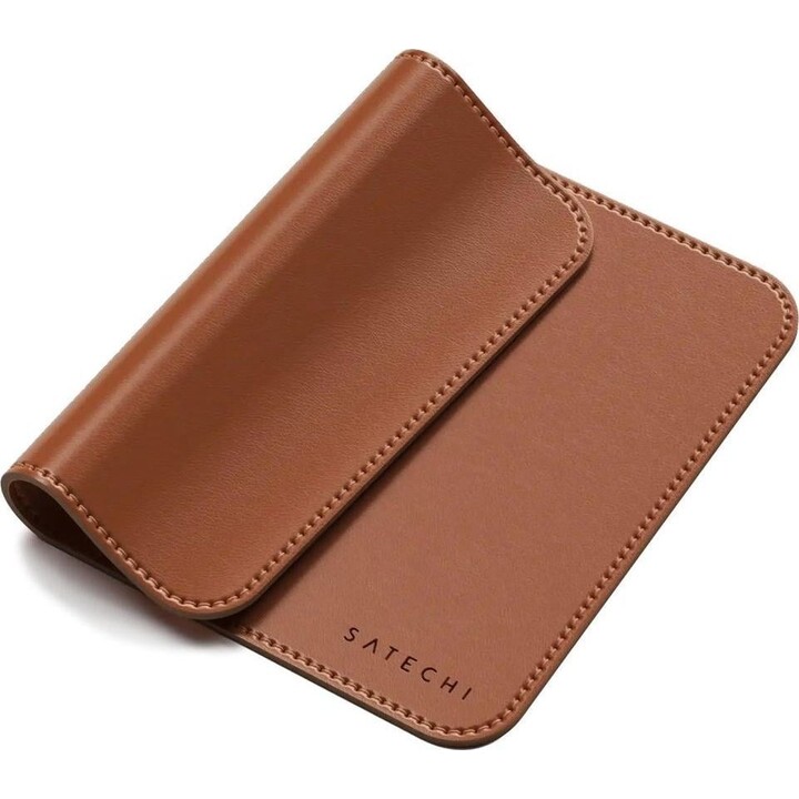 Satechi Premium Mouse Pad - Vegan Leather Mouse Pad (Brown)