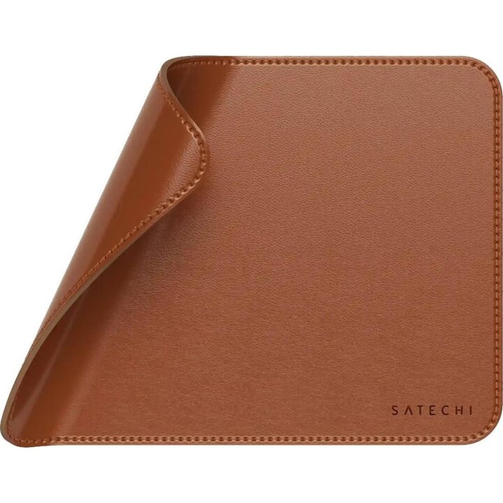 Satechi Premium Mouse Pad - Vegan Leather Mouse Pad (Brown)