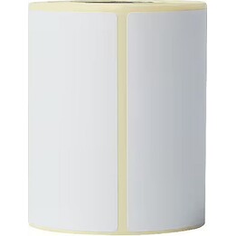 Etiquetas de papel troqueladas Brother de 76 x 44 mm