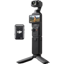 DJI Osmo Pocket 3 Creator Combo, Vlogging-Kamera mit 1 Zoll CMOS & 4K/120FPS-Video, 3-Achsen-Stabilisierung