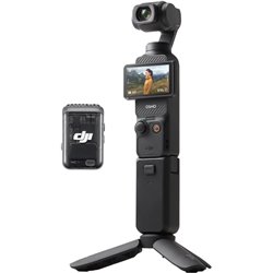 DJI Osmo Pocket 3 Creator Combo, Vlogging cámara con CMOS de 1 pulgada y video 4K/120FPS, estabilización de 3 ejes