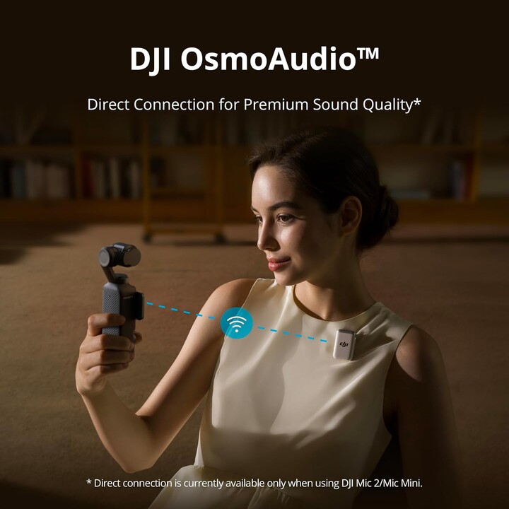 DJI Osmo Pocket 3 Creator Combo, Câmera de vlogging com CMOS de 1 polegada e vídeo 4K/120FPS, estabilização de 3 eixos