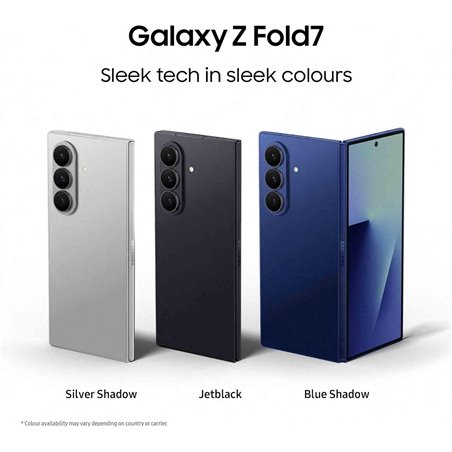 Samsung Galaxy Z Fold7 5G, 12GB 512GB, Enterprise Edicion, 200mp cámara, 4400 mAh, JetBlack (negro)
