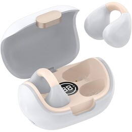 COOL Clip auriculares estéreo Bluetooth earbuds blancos