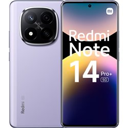 Xiaomi Redmi Note 14 Pro Plus 5G, 12+512GB, Cámara AI de 200MP, HyperCharge de 120W, Funciones AI, Púrpura