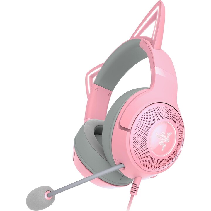 Fones de ouvido de quartzo Razer Kraken Kitty V2 (rz04-04730200-r3m1)