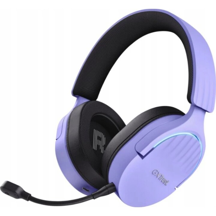 Cuffie da gioco wireless con microfono Trust Gaming GXT 491 Fayzo/ Bluetooth/ Jack 3.5/ Viola