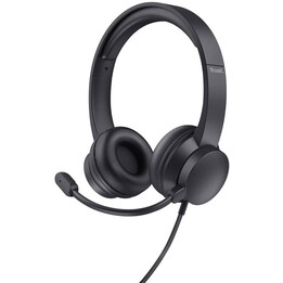 Trust Ayda Casque/ avec microphone/ USB/ Noir