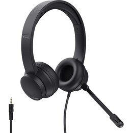 Trust Ayda Headphones / with Microphone / Jack 3.5 / Black