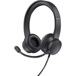 Cuffie Trust HS-150/con microfono/Jack 3.5/Nero