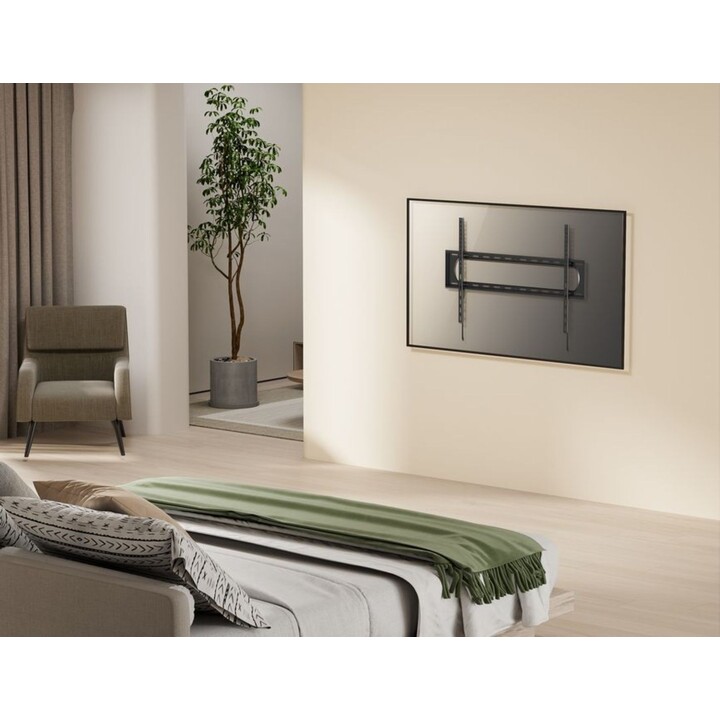 EQUIP 650338 Soporte de pared fijo de alta resistencia para TV 60"-120" negro