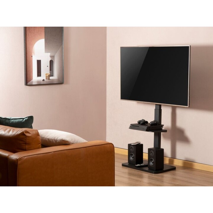 Equip 650613 TV-Bodenständer 37"-75" schwarz