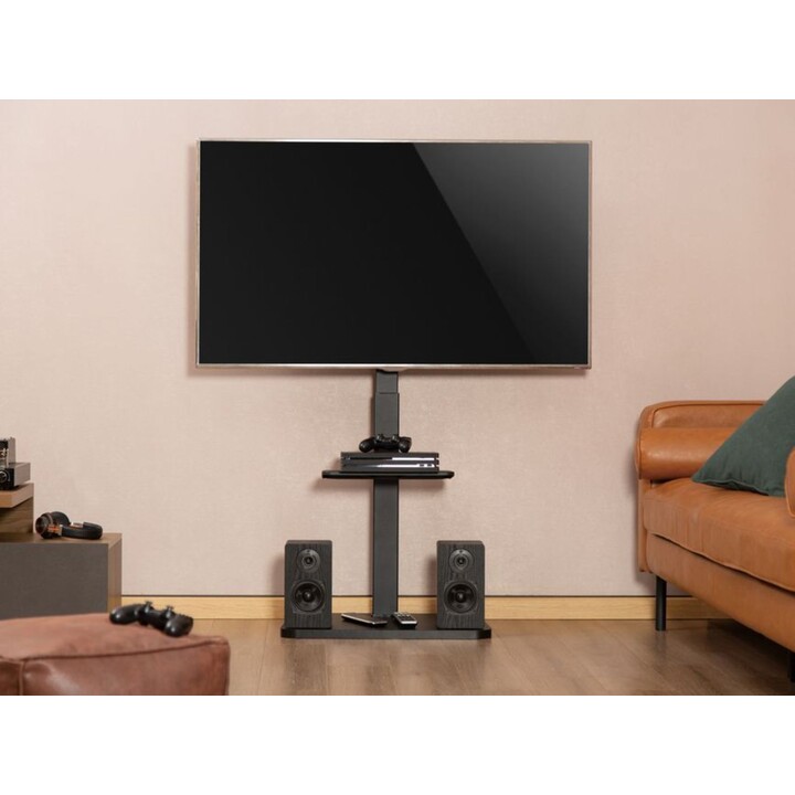 Equip 650613 TV-Bodenständer 37"-75" schwarz