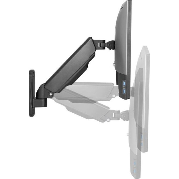 EQUIP 650136 Supporto da parete per monitor 17"-32", braccio 334 mm, nero