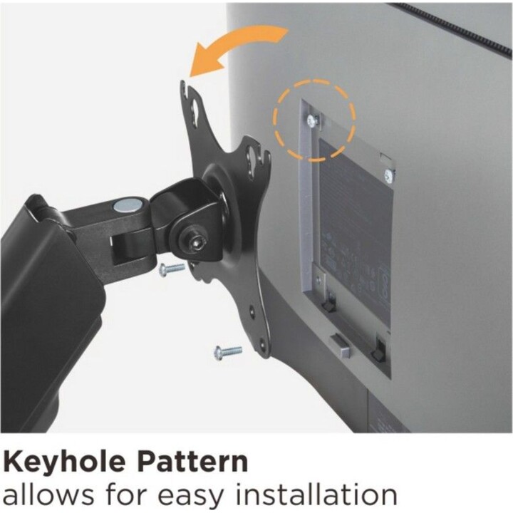 Supporto a parete per due monitor 17"-32".
