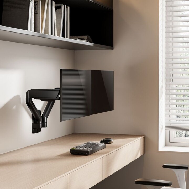 Supporto a parete per due monitor 17"-32".