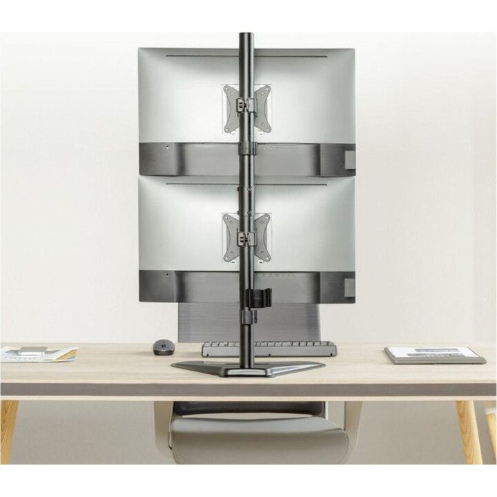 17"-32" Dual Vertical Monitor Desk Mount