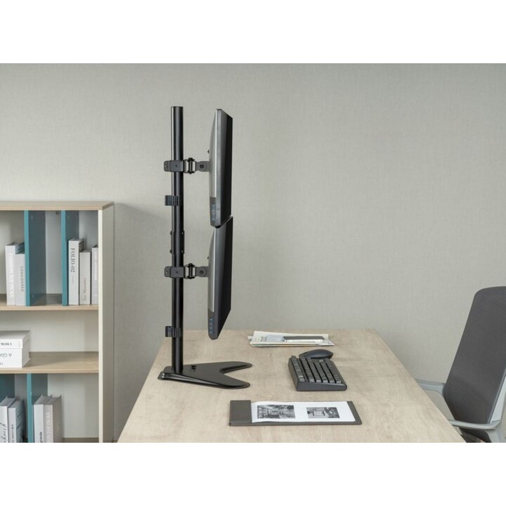 Support de bureau pour double moniteur vertical 17"-32