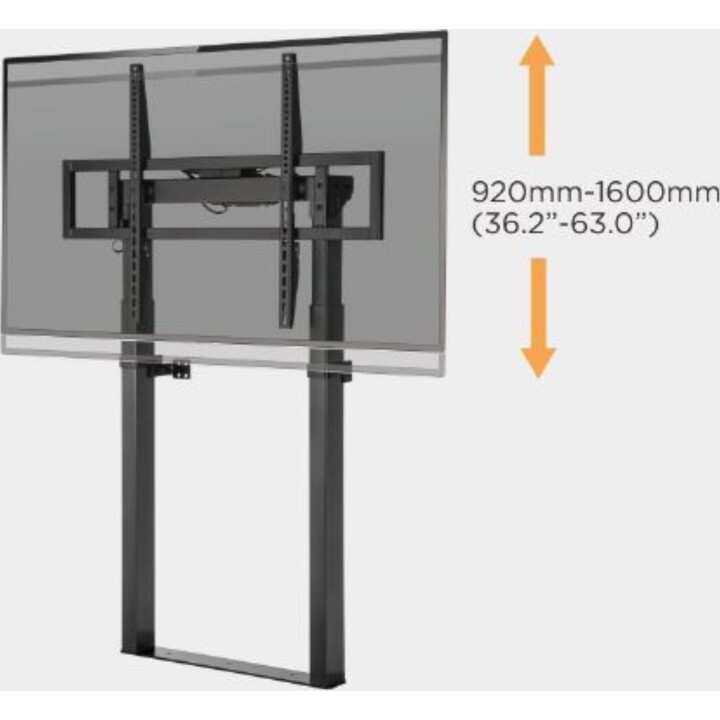 Suporte de parede motorizado fixo de 55" a 100