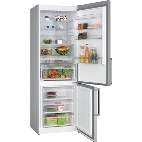 Bosch Series 4 KGN497ICT 440 l C Stainless Steel Refrigerator and Freezer Combination