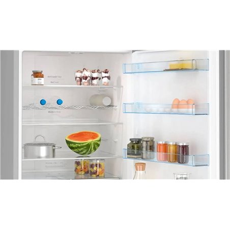 Bosch Series 4 KGN56XLEB Fridge Freezer Freestanding 508 LE Stainless Steel