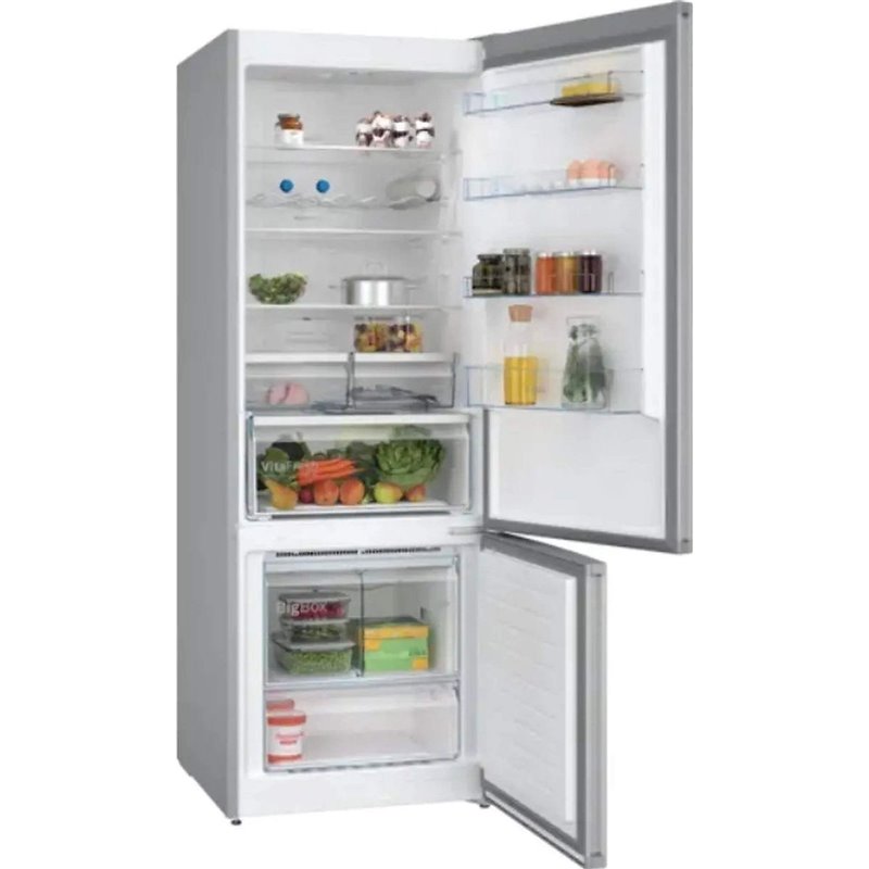 Bosch Series 4 KGN56XLEB Fridge Freezer Freestanding 508 LE Stainless Steel