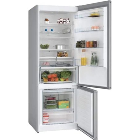 Bosch Frigorífico combi, no frost, altura 1930 mm, capacidad 508 l, acero inoxidable, KGN56XLEB