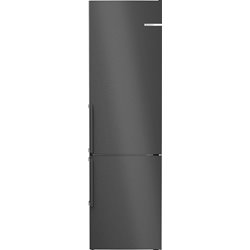 Bosch Frigorífico serie 4  combinado, 203 x 60 cm, acero negro antihuellas, total NoFrost, KGN39VXBT
